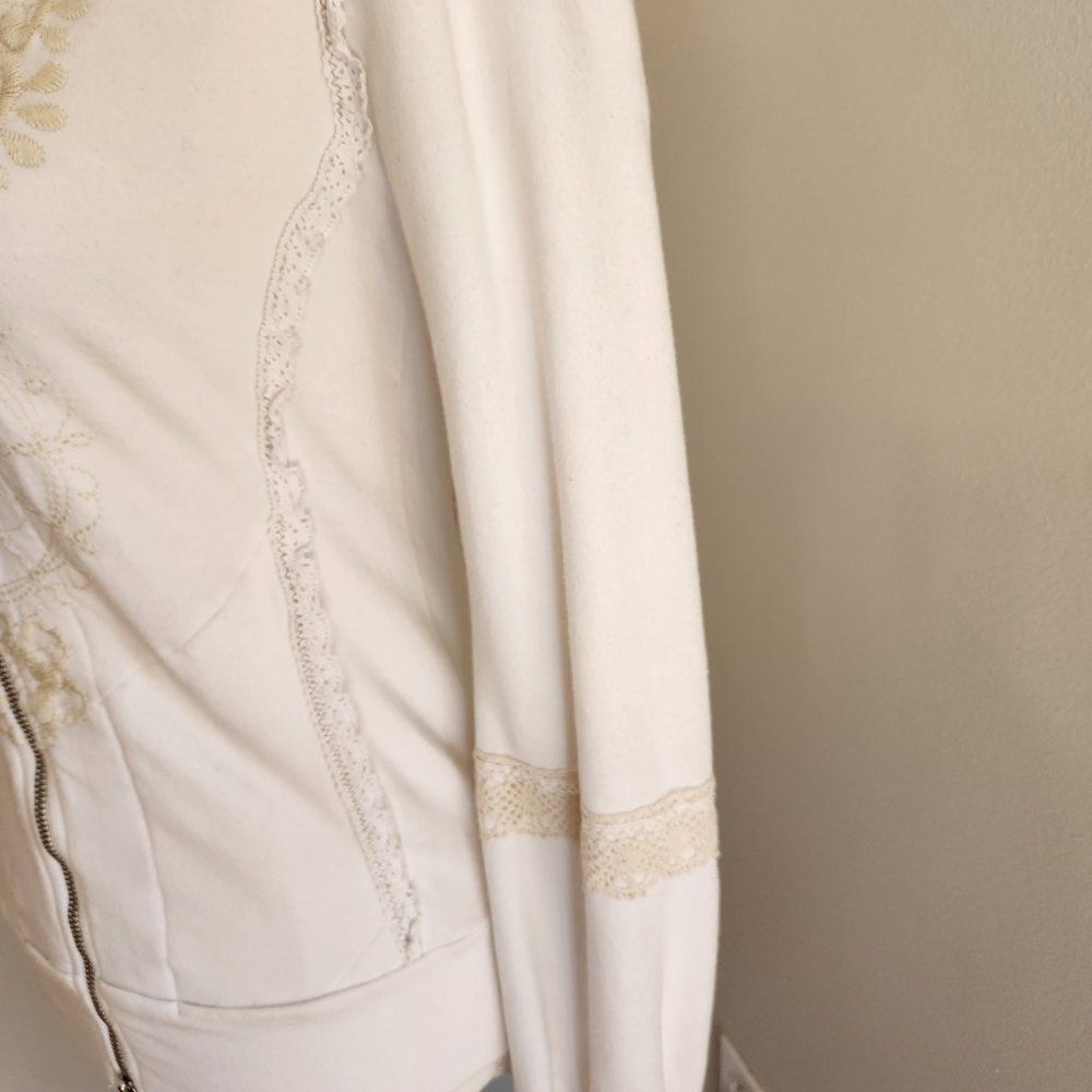 Johnny Was Embroidered Zip Jacket - Picture 7 of 9